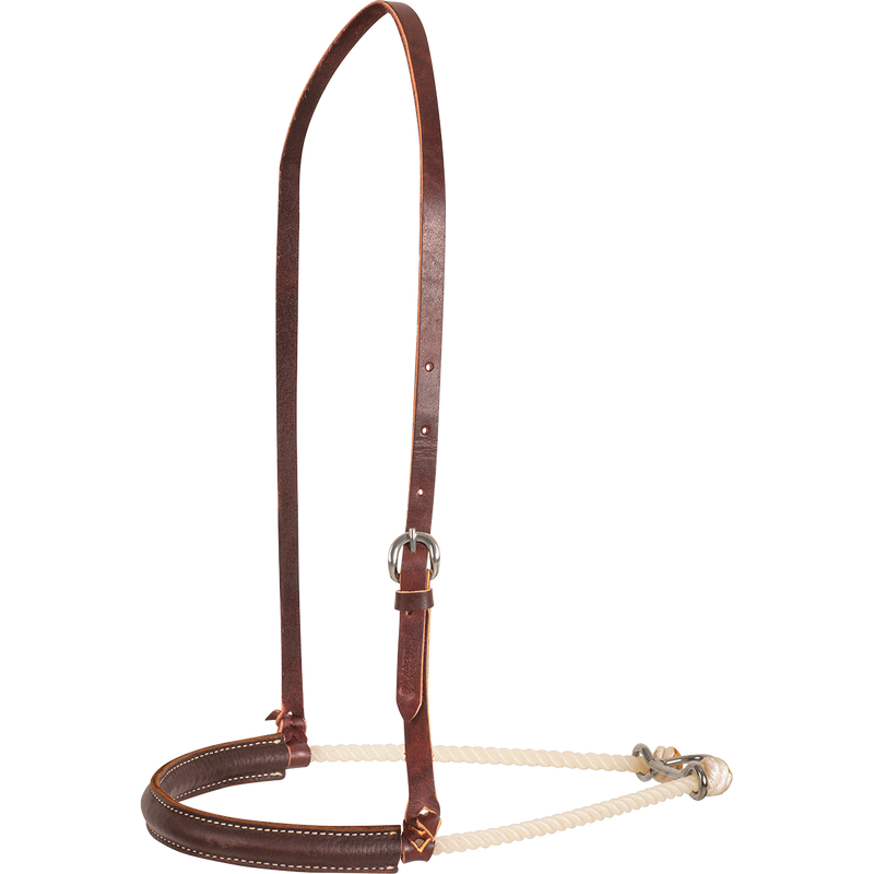 Load image into Gallery viewer, Martin Smoothout Leather Covered Noseband - Chocolate
