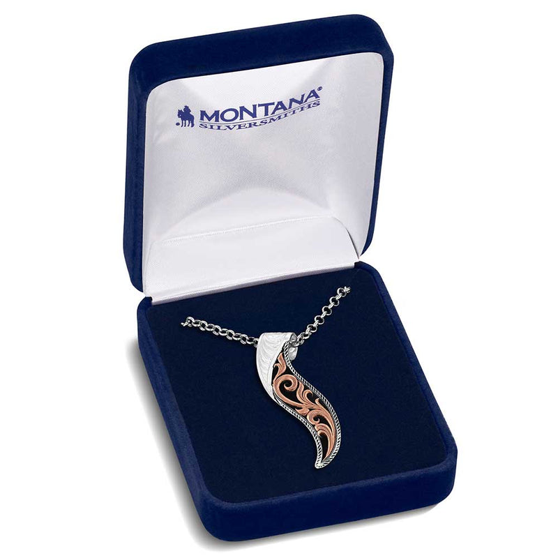 Load image into Gallery viewer, Montana Silversmith's Carry Me West Feather Necklace
