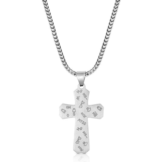 Montana Silversmith's Cast Your Worries Cross Necklace