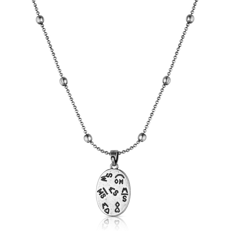 Load image into Gallery viewer, Montana Silversmith's Boot Stitch Turquoise Necklace
