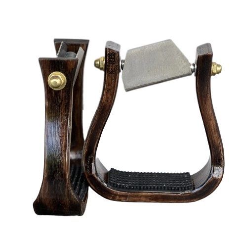 Nettles Stirrups Gripper Barrel Racer Stirrup with Leveler - 2"