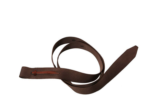 Berlin Long Nylon Latigo Saddle Tie - Brown - 1-3/4