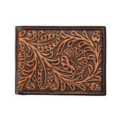 Nocona Removable Pass Case Bi-Fold Wallet - Brown