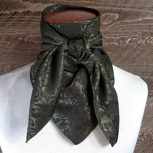 Load image into Gallery viewer, Medium Weight Jacquard Paisley Wild Rag - 36"x36"
