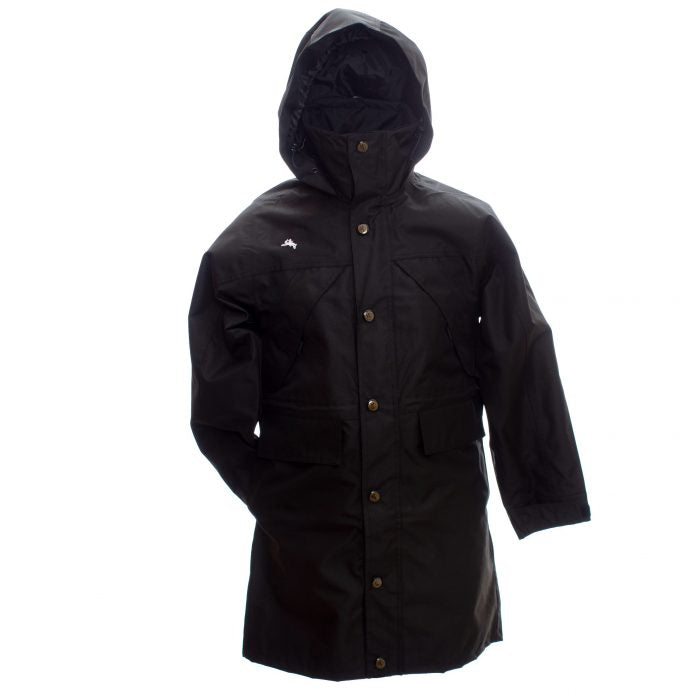 Load image into Gallery viewer, Wyoming Traders Oxford Rain Slicker - Black
