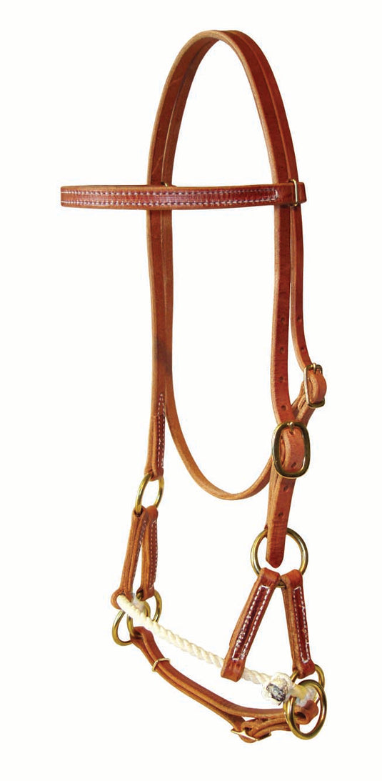 Berlin Pony Single Rope Nose Harness Side Pull