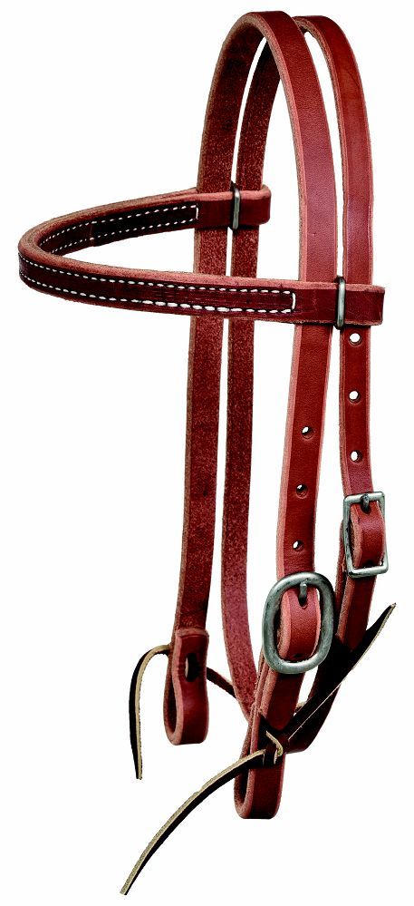 Berlin Harness Browband Pony Headstall with Tie