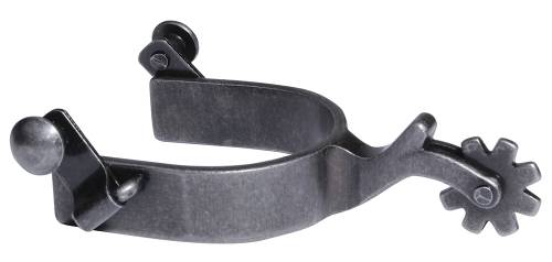 Professional's Choice Cowhand Gunmetal Spurs - Youth