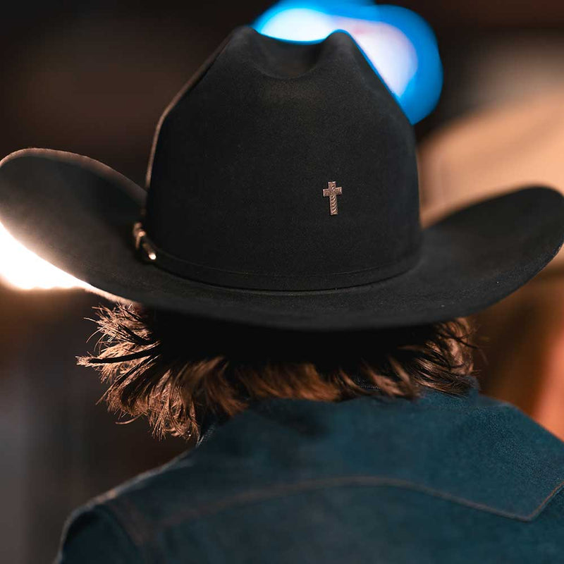 Load image into Gallery viewer, Montana Silversmith's Light Engraved Cross Hat Pin
