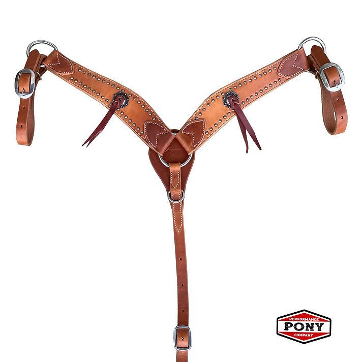 Load image into Gallery viewer, Performance Pony Dot &amp; Tassel Breast Collar
