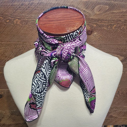 Heavy Weight Charmeuse Paisley & Print Wild Rag - 36"x36"