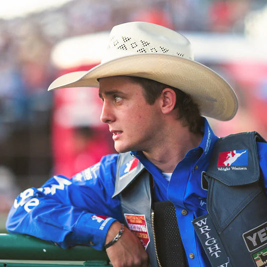 Resistol Cody Wright 20X Straw Hat - RB Profile - Natural