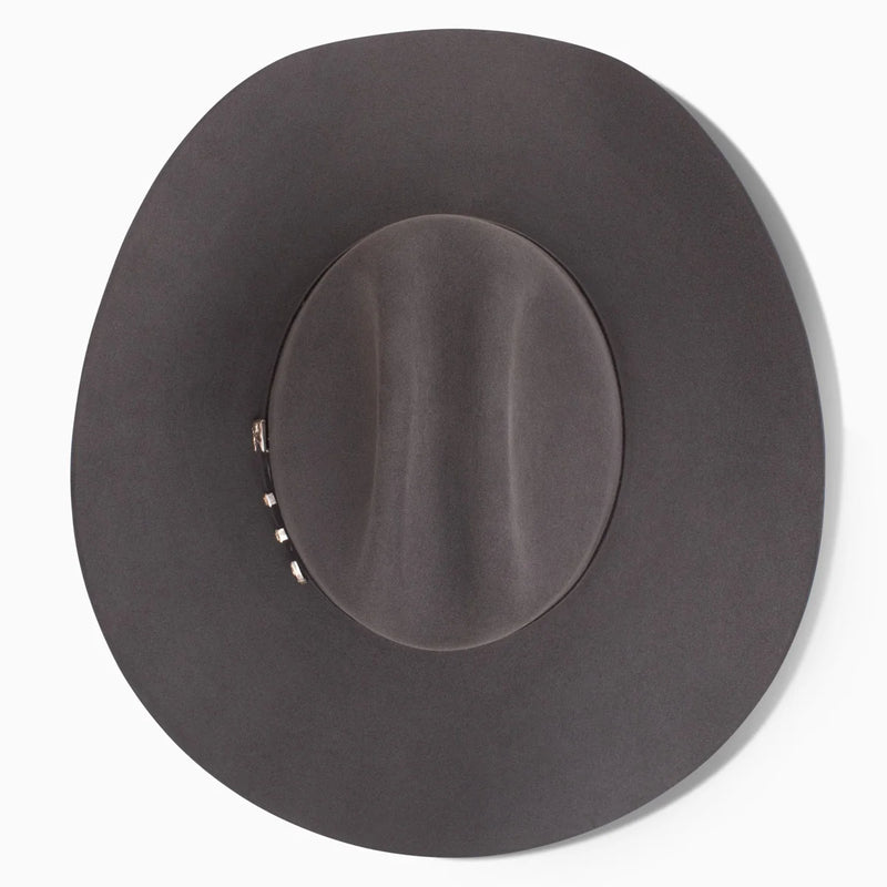 Load image into Gallery viewer, Resistol George Strait 6X Logan Felt Hat - Charcoal Gray
