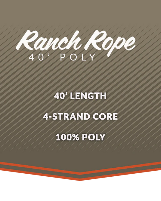 Lone Star Ranch Poly Rope - 40' ST - 10.5