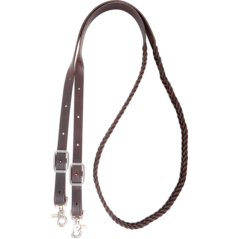 Load image into Gallery viewer, Martin 5 Plait Braided Latigo Roping Rein - 3/4"
