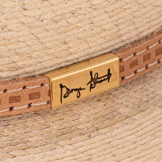 Resistol George Strait Centerline Straw Hat - 80 Profile - Natural Palm