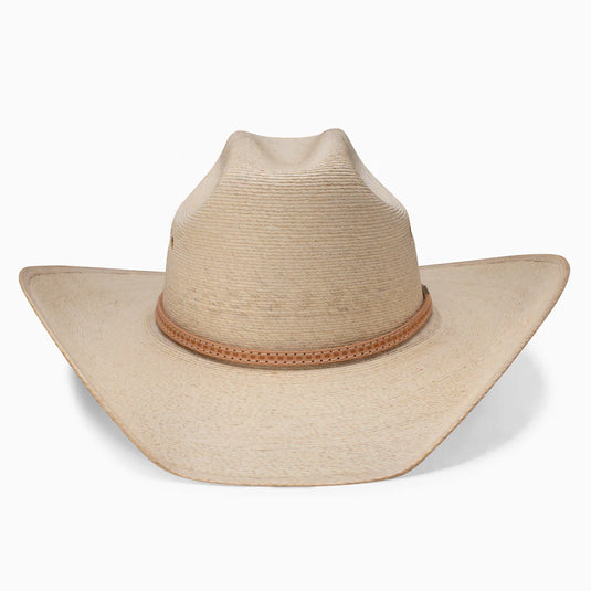 Resistol George Strait Centerline Straw Hat - 80 Profile - Natural Palm