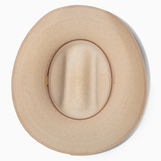 Resistol George Strait Centerline Straw Hat - 80 Profile - Natural Palm