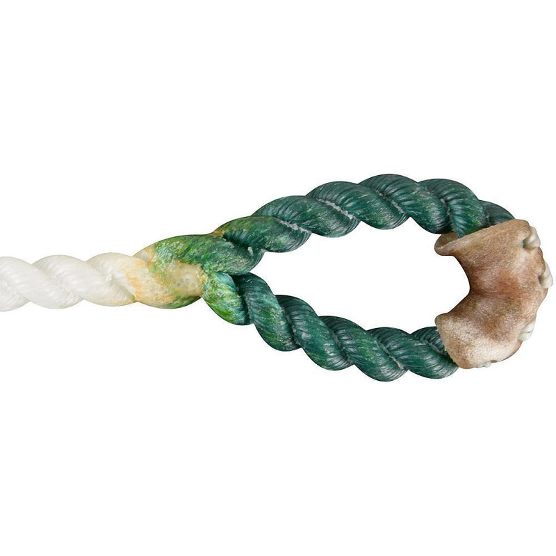 Load image into Gallery viewer, Rattler White Racer Green Eye Steer Piggin String

