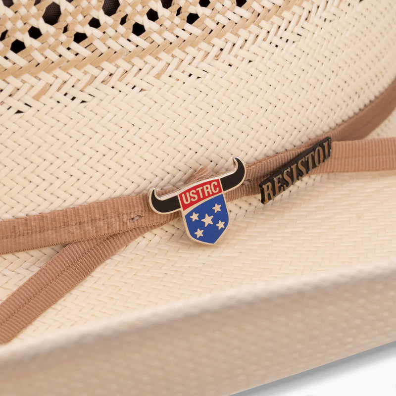 Load image into Gallery viewer, Resistol USTRC Wildfire Reg 10X Straw Hat - Natural/Tan
