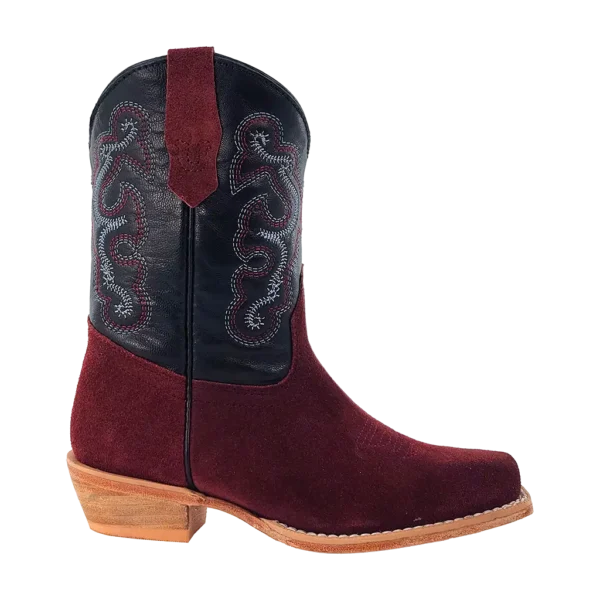 Load image into Gallery viewer, R. Watson Roughout Narrow Square Toe Boot - Rhubarb
