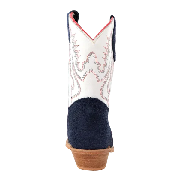 Load image into Gallery viewer, R. Watson Roughout Narrow Square Toe Boot - Navy
