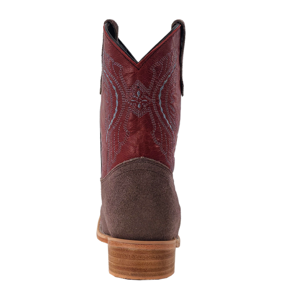 Load image into Gallery viewer, R. Watson Roughout Wide Square Toe Boot - Charcoal
