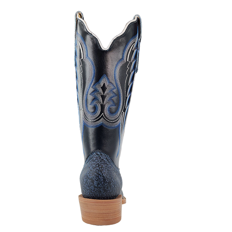 Load image into Gallery viewer, R. Watson 13" Cape Buffalo Narrow Square Toe Boot - Midnight Blue
