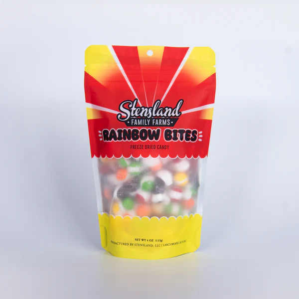 Load image into Gallery viewer, Stensland Family Farms Freeze-Dried Rainbow Bites Skittles - 4 oz
