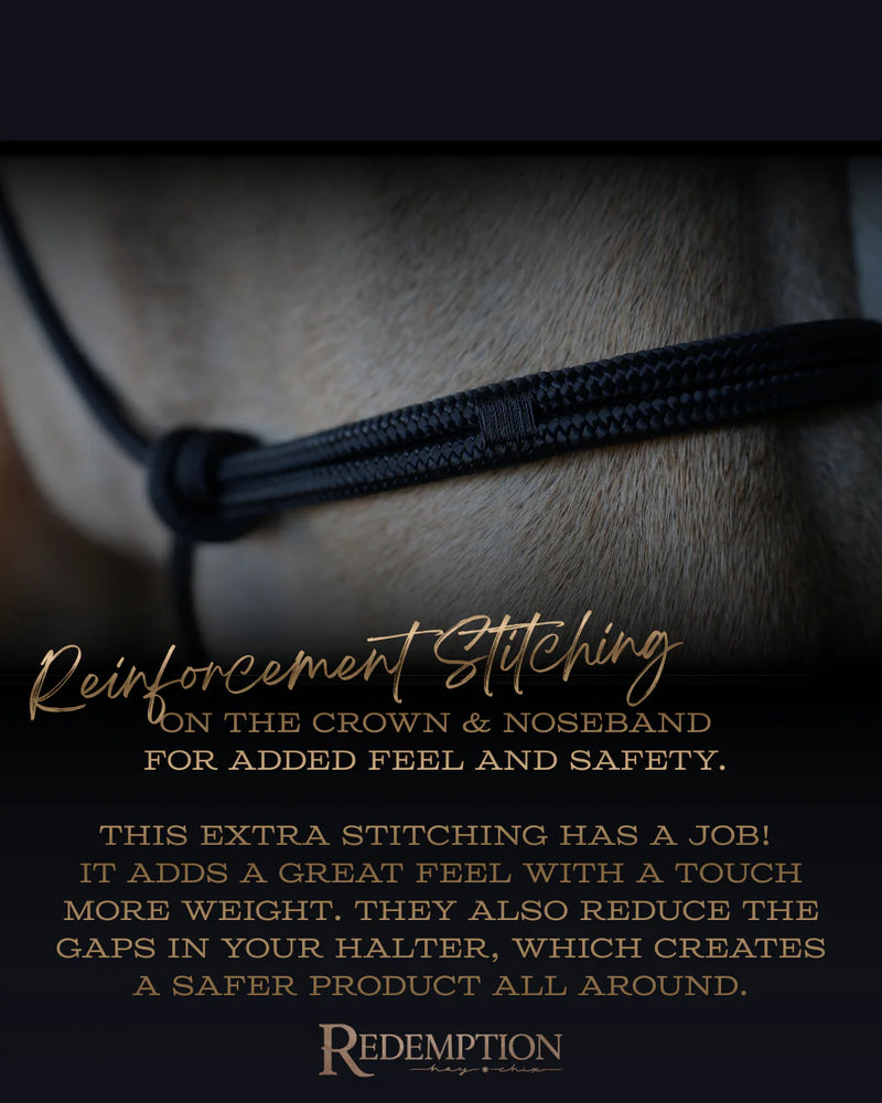 Load image into Gallery viewer, Redemption x Hay Chix Timeless Halter &amp; Lead Rope Set
