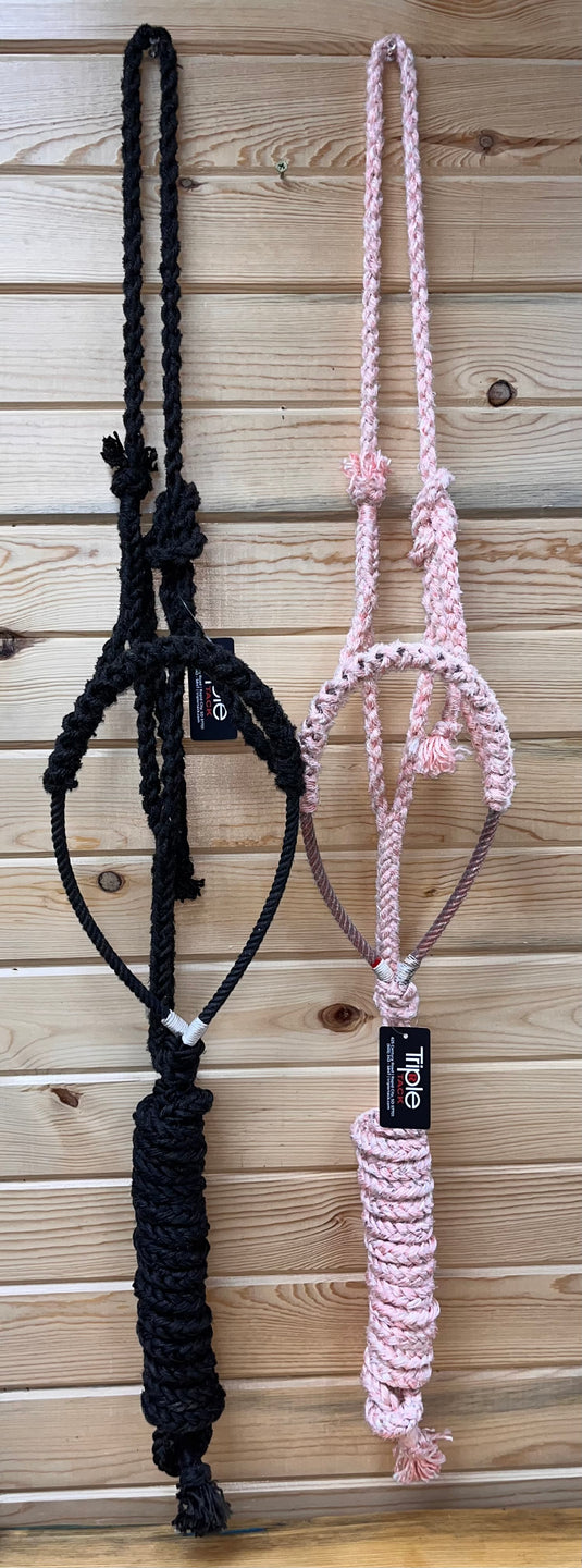 WV Braided Pony Rope Halter & Lead