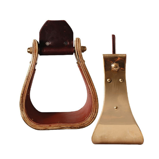 Cashel Brass Monel Stirrup - 4