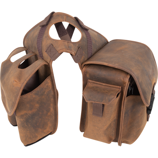 Cashel Distressed Leather Horn Bag