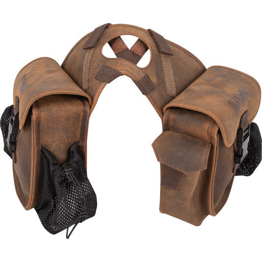 Cashel Distressed Leather Horn Bag