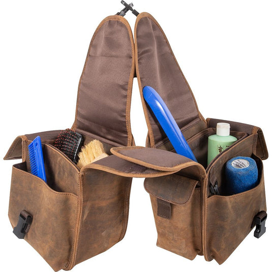 Cashel Distressed Leather Rear Bag