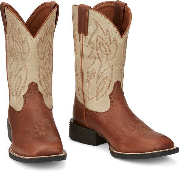 Load image into Gallery viewer, Justin 11" Canter Square Toe Boot - Whiskey
