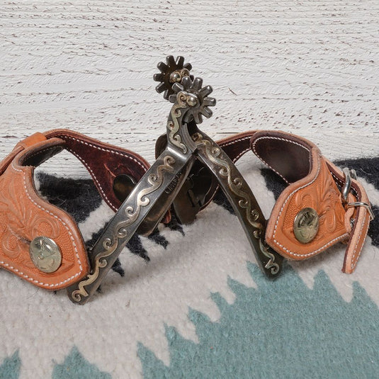 Classic Equine Youth Scroll Spurs