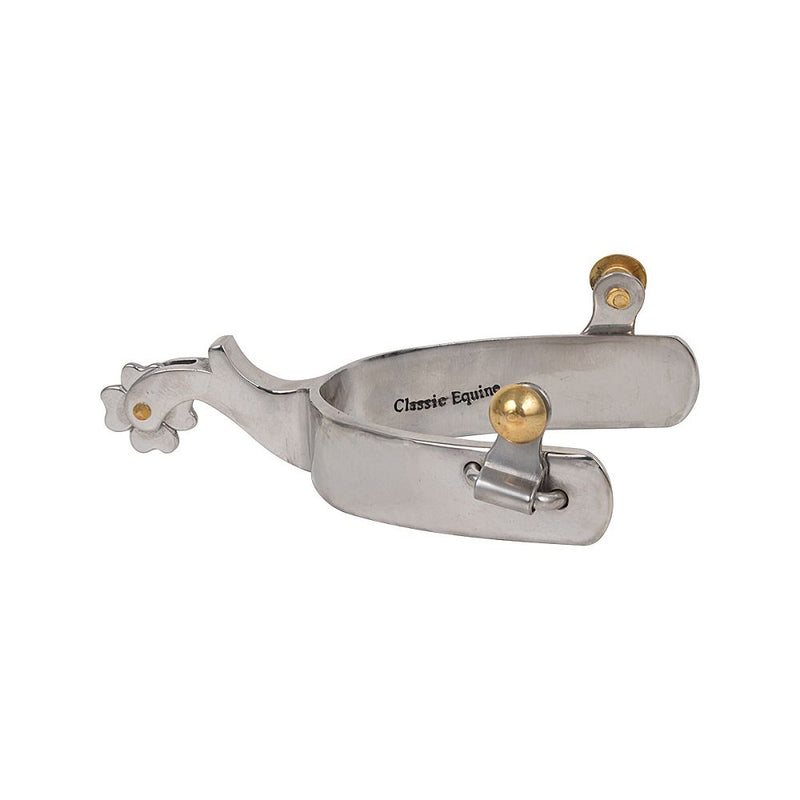 Load image into Gallery viewer, Classic Equine Performance Series Spurs with Chap Guard
