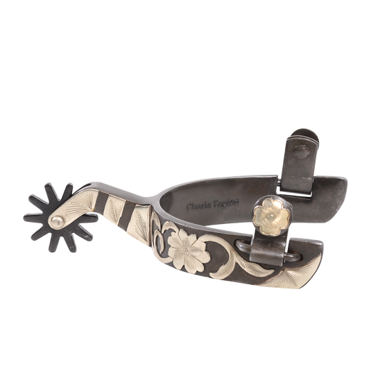 Classic Equine Flower Cutter Spurs