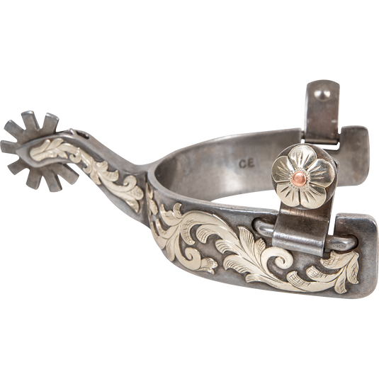 Classic Equine Performance Horse Floral Spurs