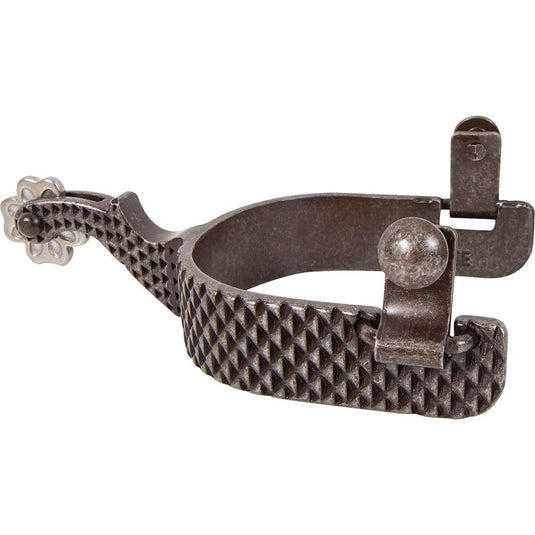 Classic Equine Performance Series Rasp Spurs with Chap Guard