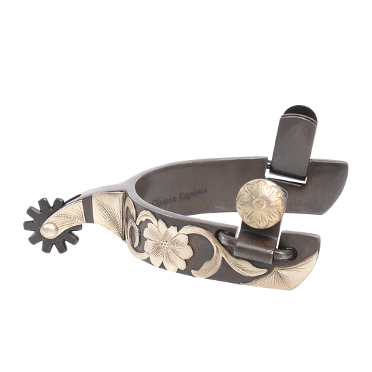Classic Equine Roper Series Flower Spurs