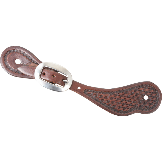 Martin Chocolate Skirting Mini Basket Cowboy Spur Straps - M
