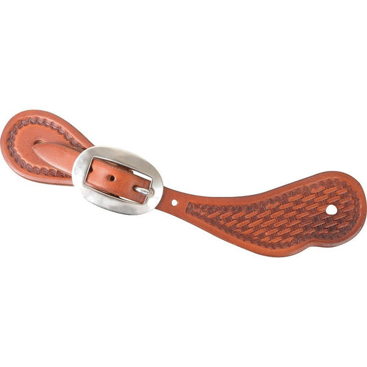 Martin Chestnut Mini Basket Cowboy Spur Straps - M
