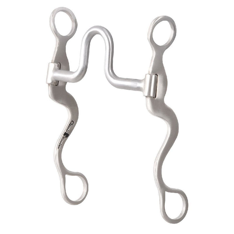 Load image into Gallery viewer, Classic Equine BitLogic Stainless Steel Cavalry Solid Ported Bit
