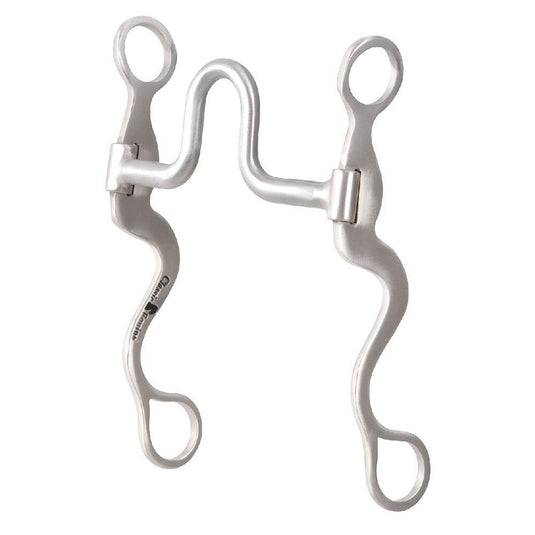 Classic Equine BitLogic Stainless Steel Cavalry Solid Ported Bit