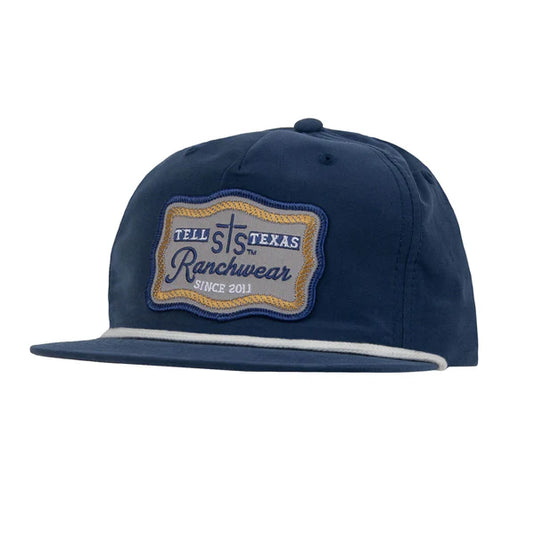 STS Buckle Patch Ball Cap - Navy/White Rope