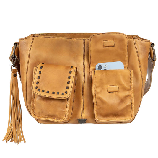STS Bandera Saddle Hobo Bag- Tan