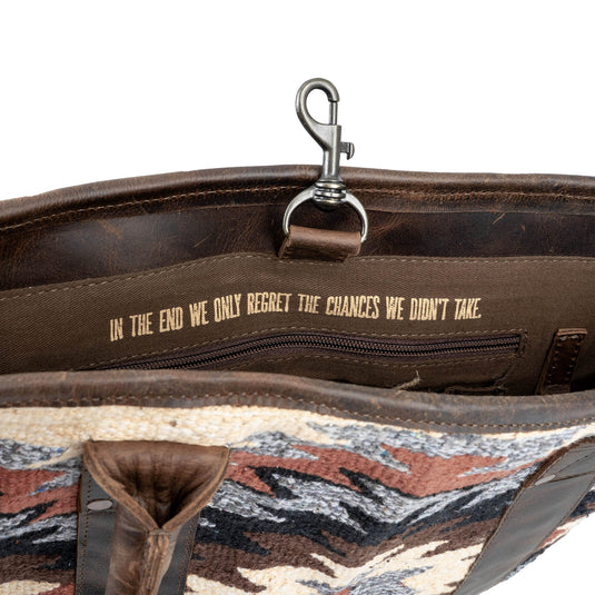 STS Guadalupe Palomino Tote Purse - Serape