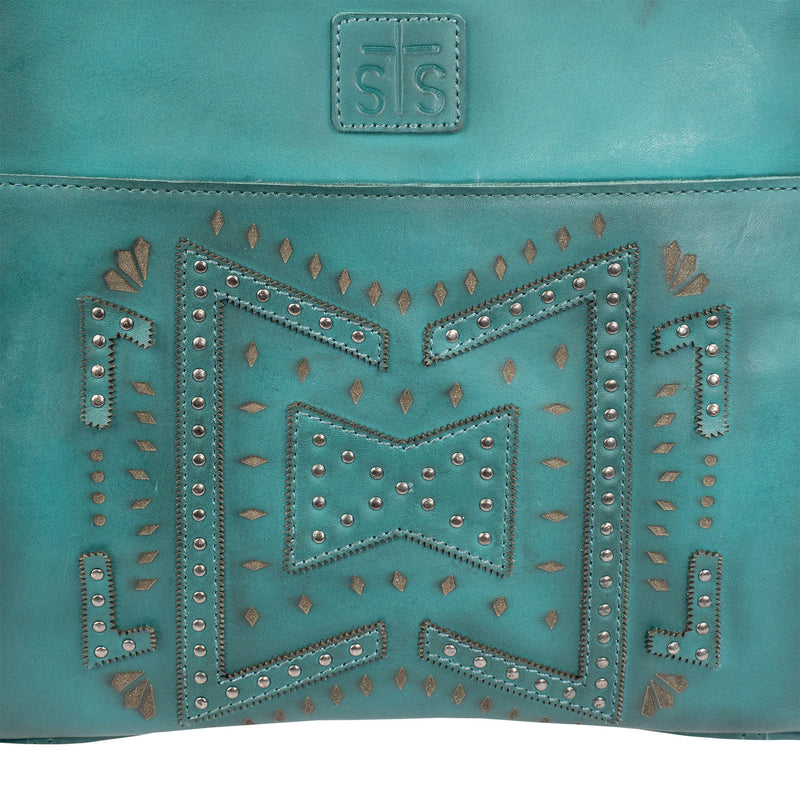 Load image into Gallery viewer, STS Wayfarer Olivia Crossbody Purse - Turquoise
